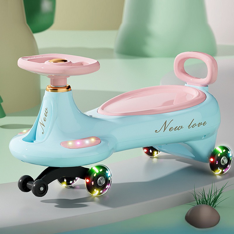 Kids Outdoor Tools - Cute Kids Swing Wiggle Car Anti-Tip