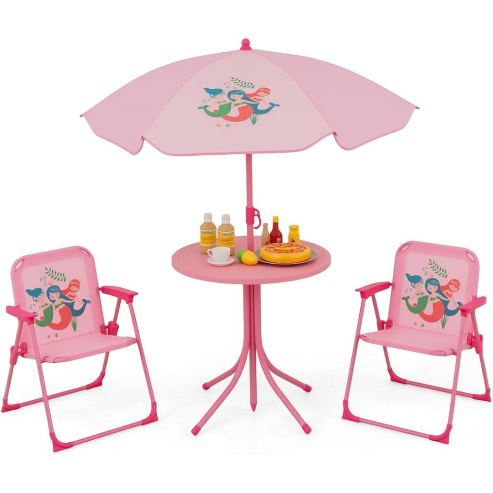 Kids Outdoor Umbrella Chair - Kids Picnic Table, Kids Outdoor Table