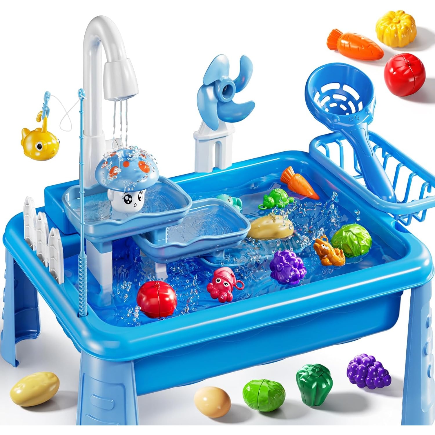 Kids Outdoor Water Table - Water Table Play Sink Toy for
