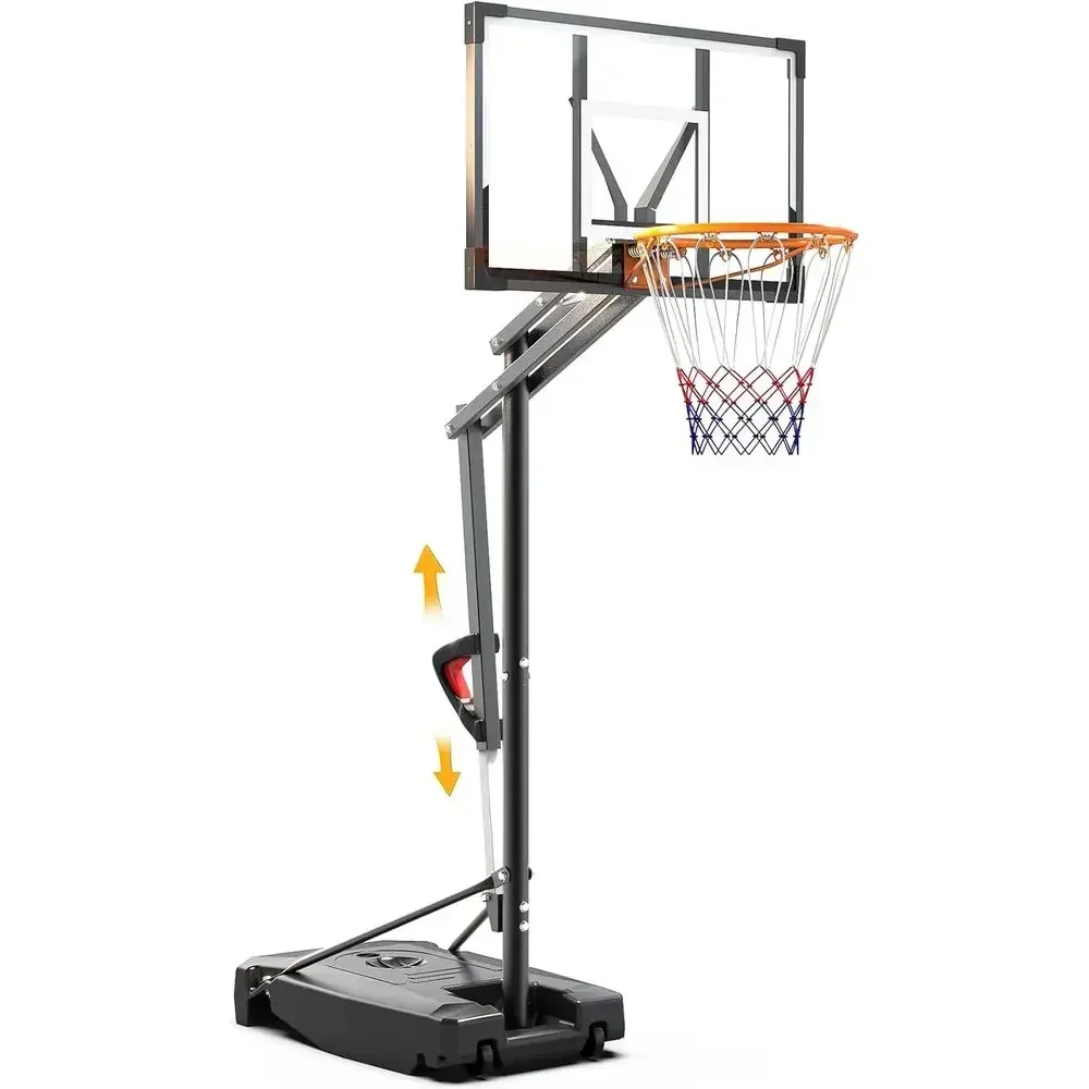 Kids Outdoor Basketball - Portable Outdoor Basketball Hoop with Adjustable