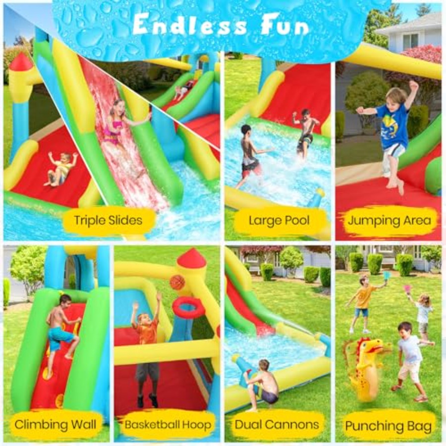 Outdoor/Indoor inflatable wate - Kids Outdoor Bounce House recension och pris