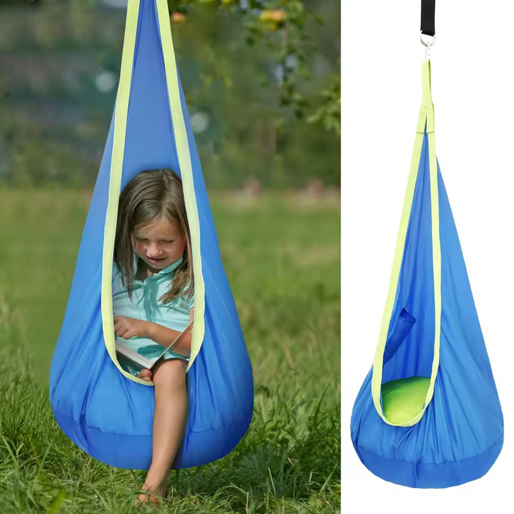 Kids Pod Swing Seat Nylon Hang - Kids Outdoor Bounce House recension och pris