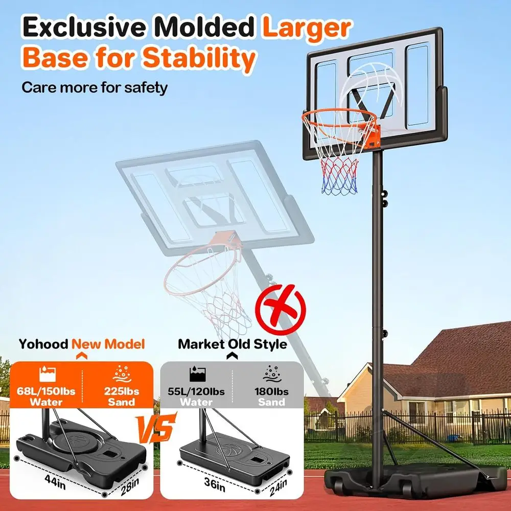 Adjustable Portable Outdoor Ba - Kids Outdoor Basketball recension och pris