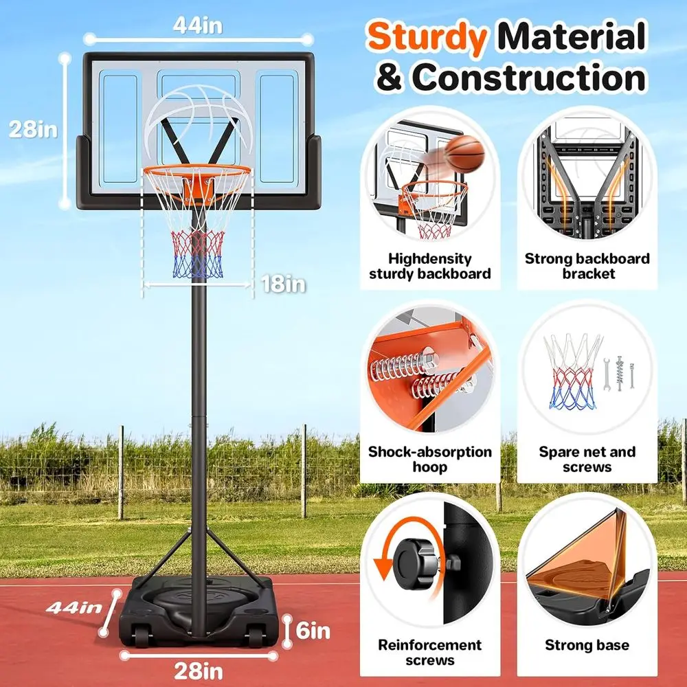 Adjustable Portable Outdoor Ba - Kids Outdoor Basketball recension och pris