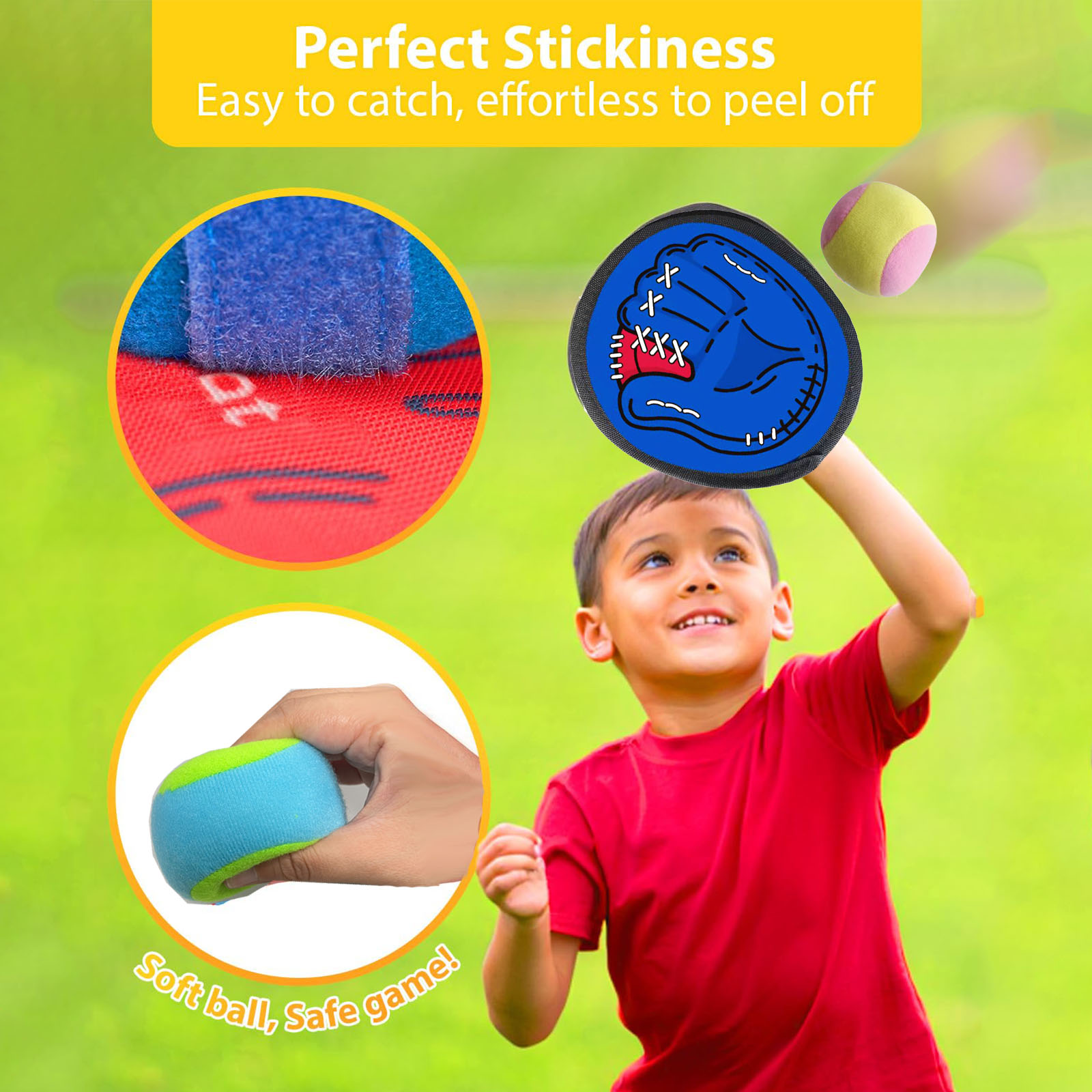 4Set Kids Sucker Sticky Ball T - Kids Outdoor Outfit recension och pris