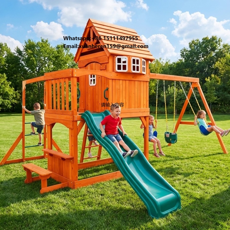 Large Outdoor Amusement Equipm - Kids Outdoor Garden Set recension och pris