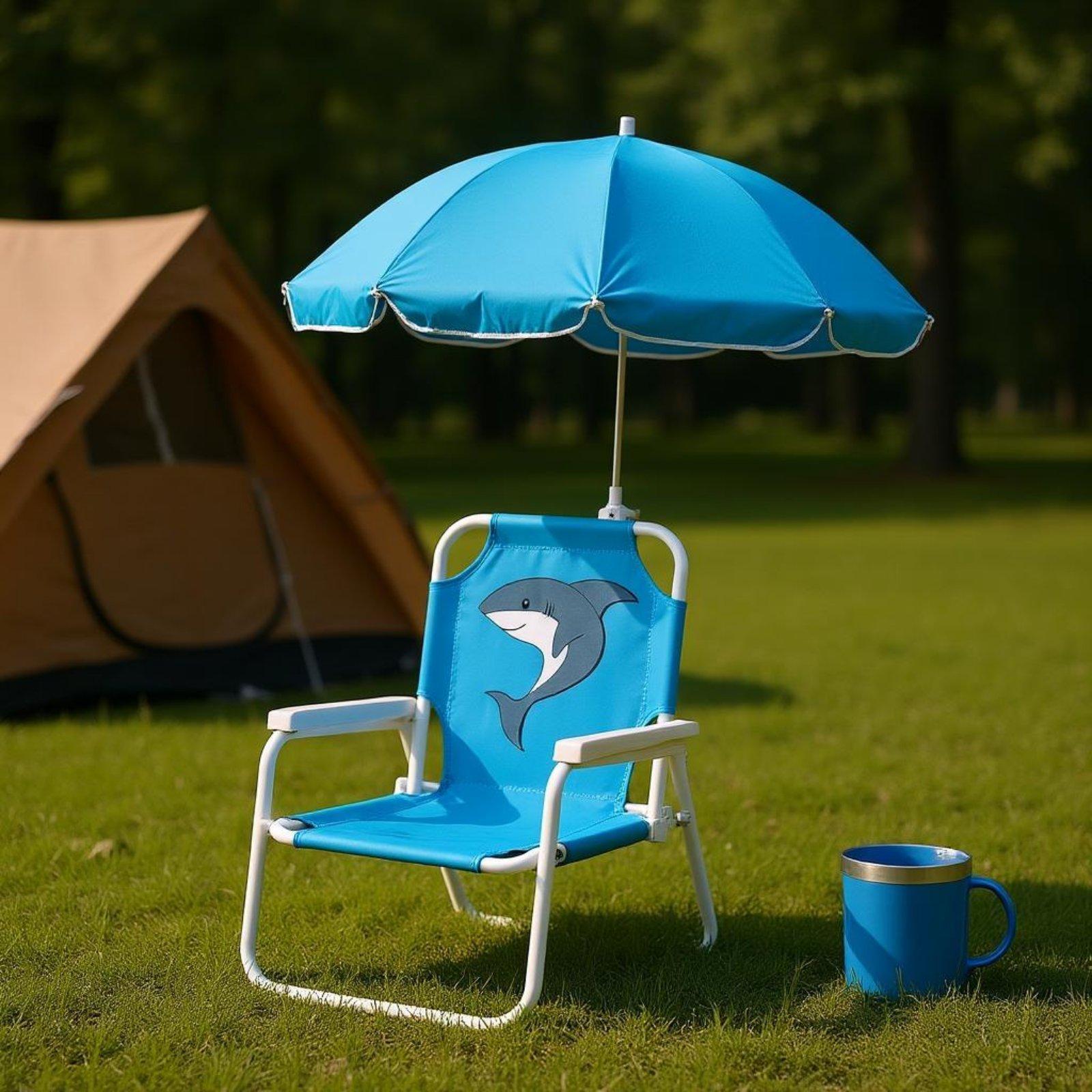 Kids Beach Chair with Umbrella - Kids Outdoor Umbrella Chair recension och pris