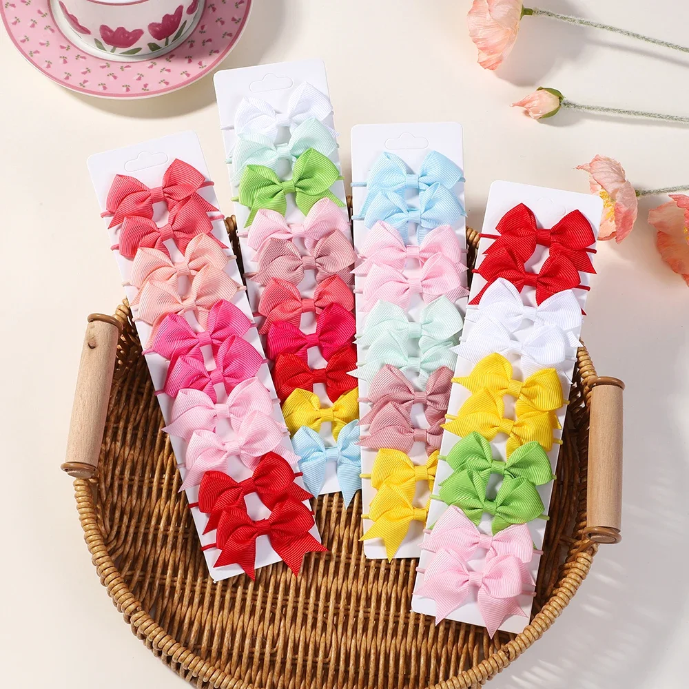 10Pcs Bows Elastic Hair rubber - Kids Outdoor Decor recension och pris