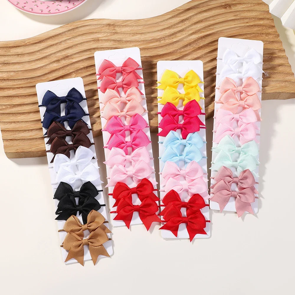 10Pcs Bows Elastic Hair rubber - Kids Outdoor Decor recension och pris