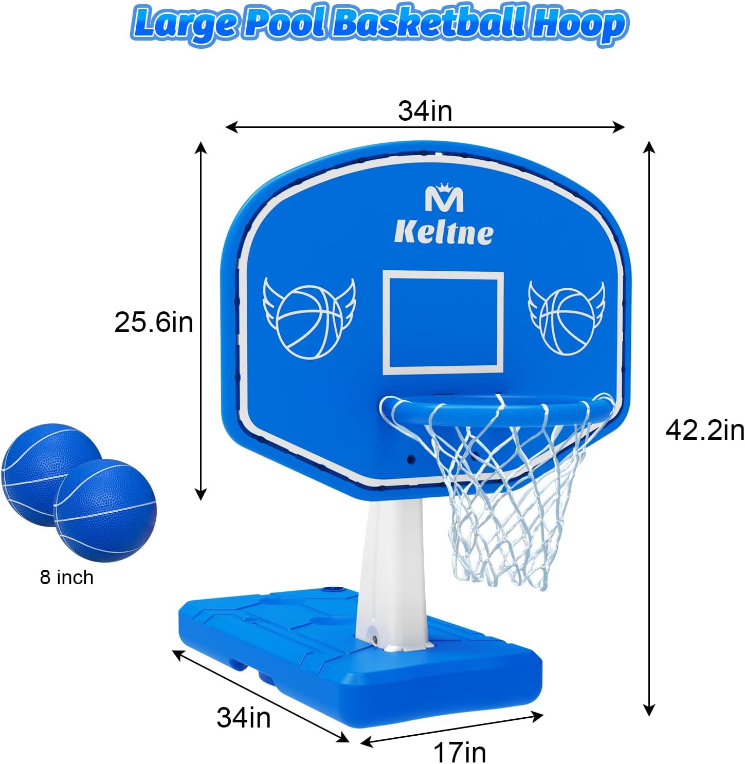 Large Swimming Pool Basketball - Kids Outdoor Basketball recension och pris