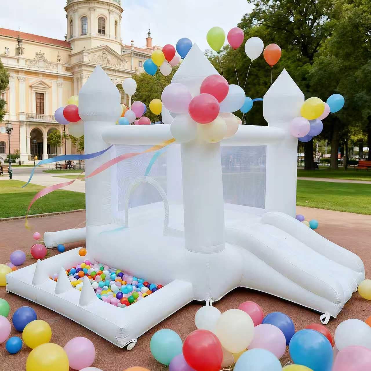 White Bounce House, Indoor and - Kids Outdoor Bounce House recension och pris