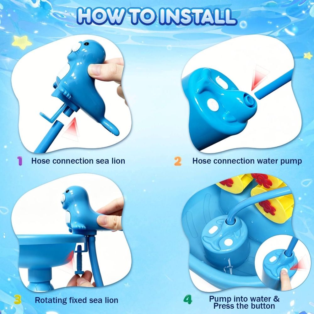 Portable No-Drill Water Table  - Kids Outdoor Water Table recension och pris