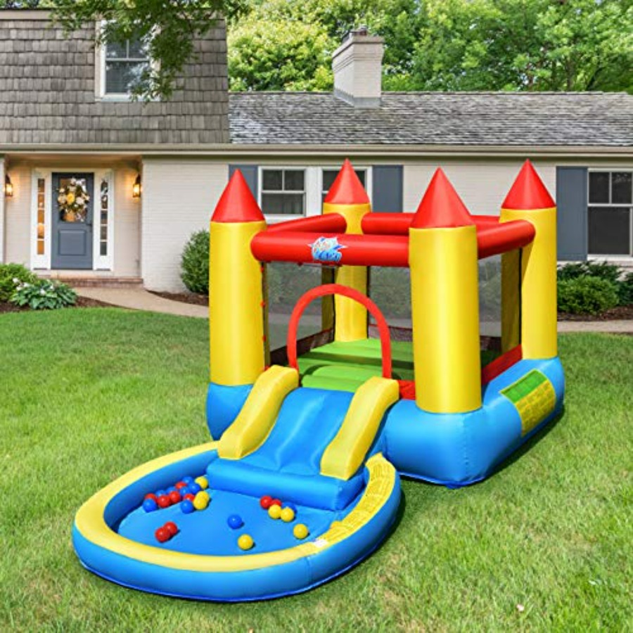 Outdoor backyard inflatable bo - Kids Outdoor Bounce House recension och pris