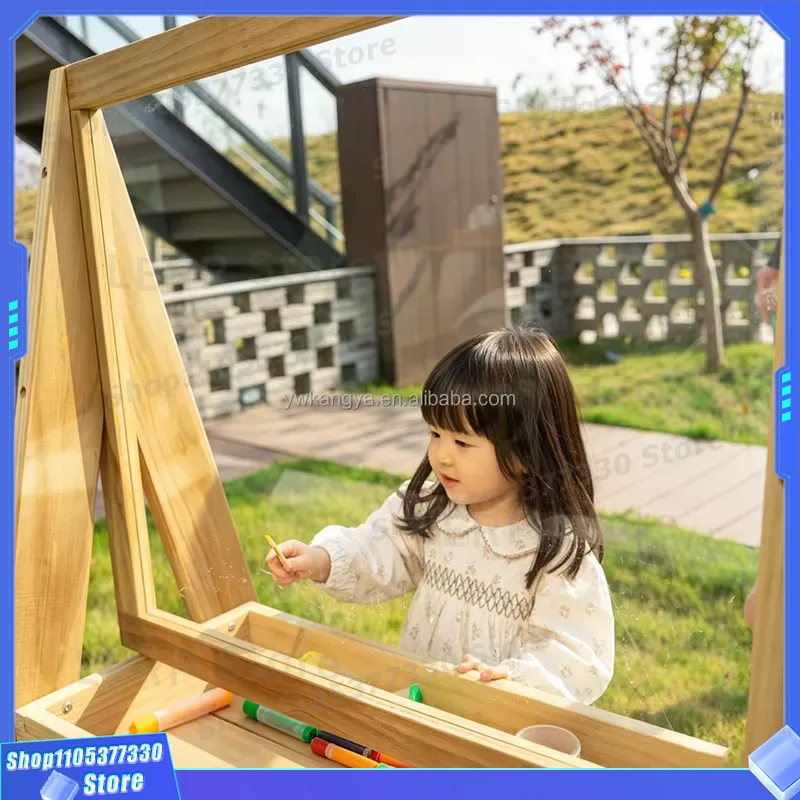 KANGYA SS50 Wooden Kids Art Ea - Kids Outdoor Easel recension och pris