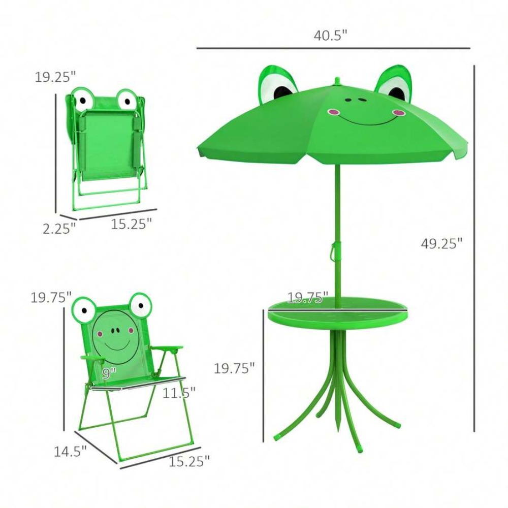 Kids Table and Chair Set Outdo - Kids Outdoor Umbrella Chair recension och pris