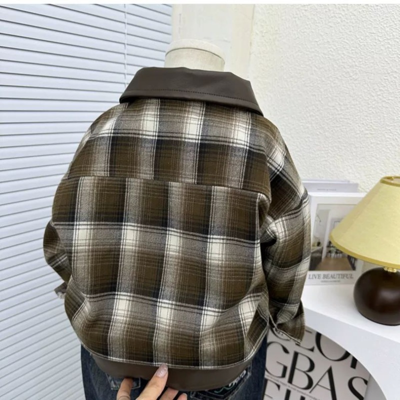 Children's Plaid Jacket Boys S - Kids Outdoor Outfit recension och pris