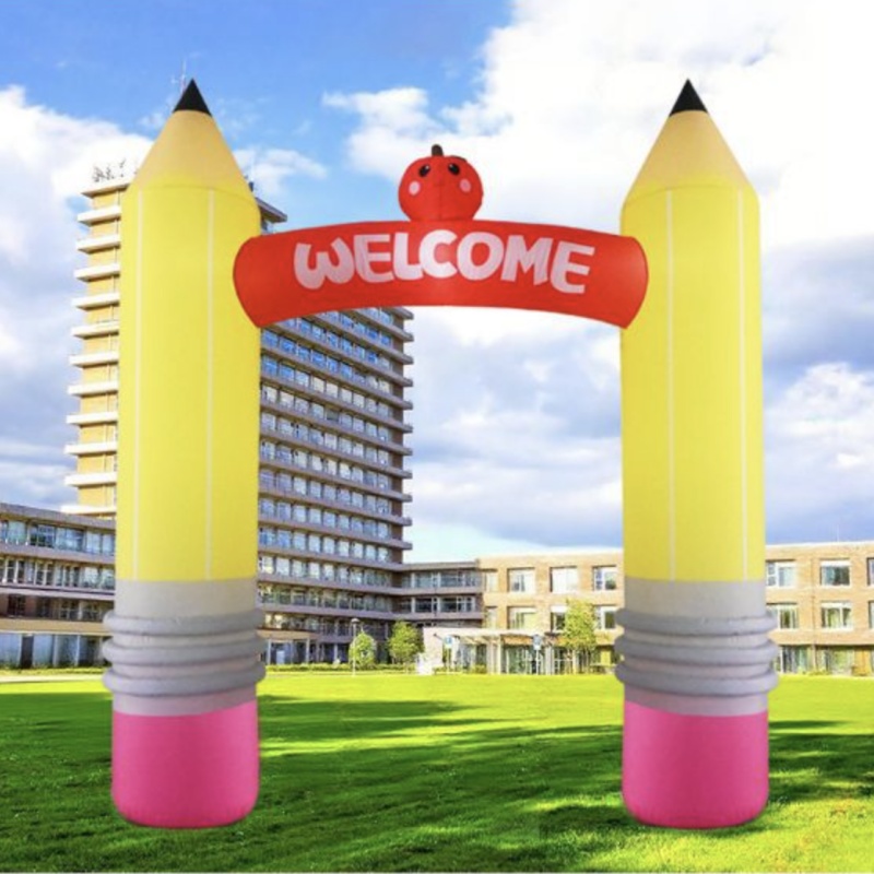 9FT Inflatable Pencil Arch Dec - Kids Outdoor Decor recension och pris