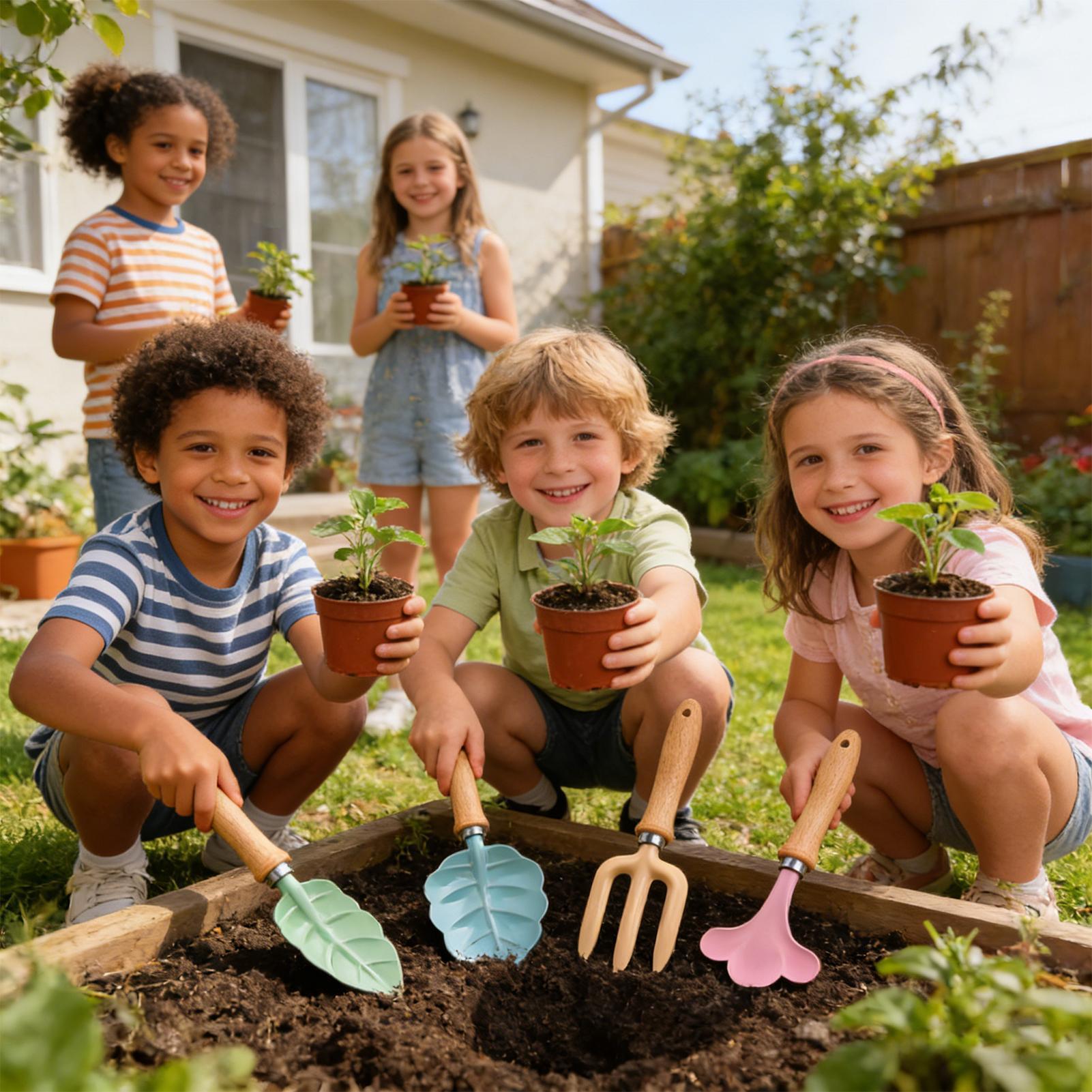 Kids Gardening Set 4 Piece Lea - Kids Outdoor Garden Set recension och pris