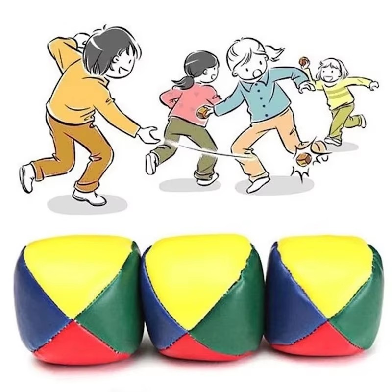 3/6pcs PVC Juggling Balls Leat - Kids Outdoor Outfit recension och pris