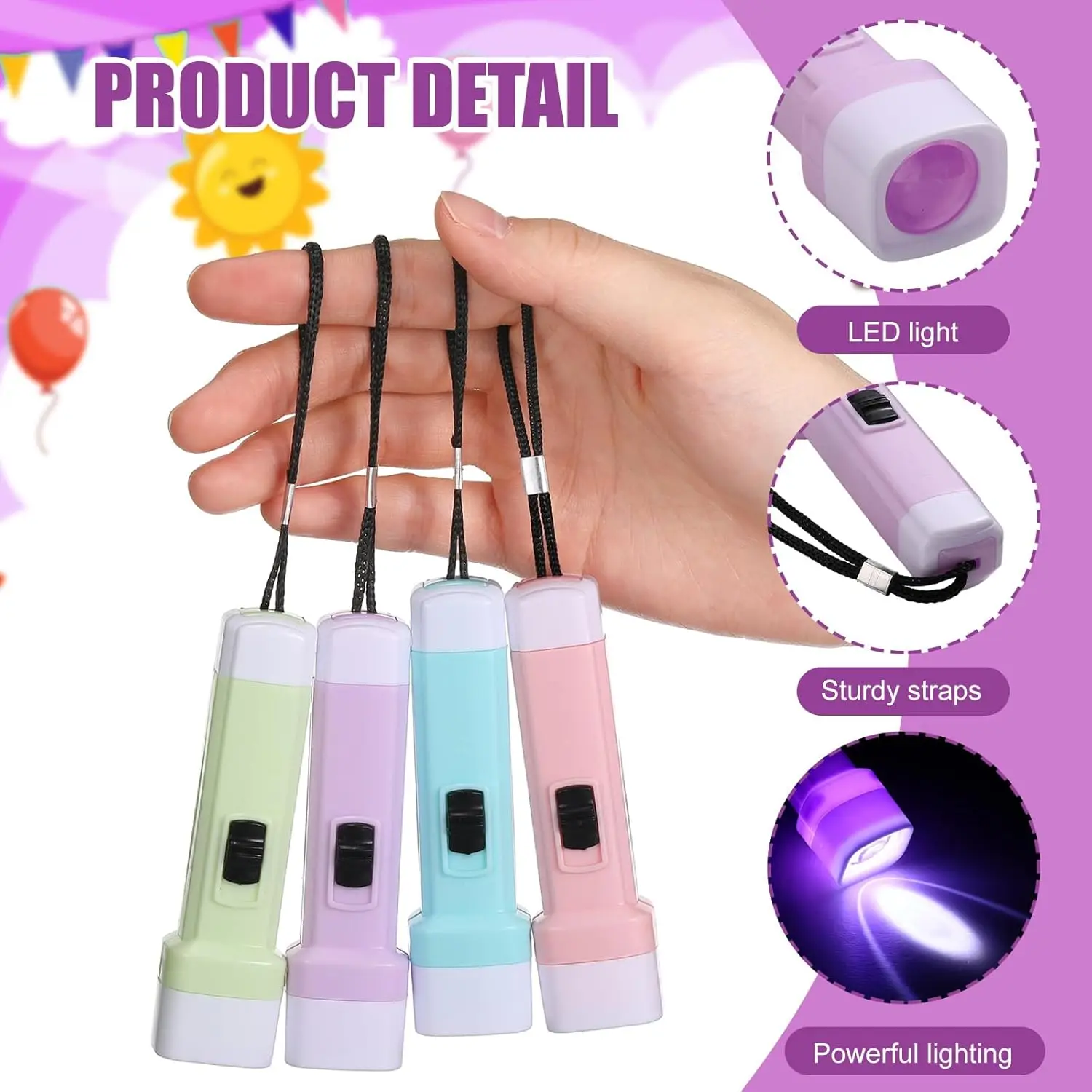 Small LED Torch Mini Flashligh - Kids Outdoor Birthday Party Ideas recension och pris
