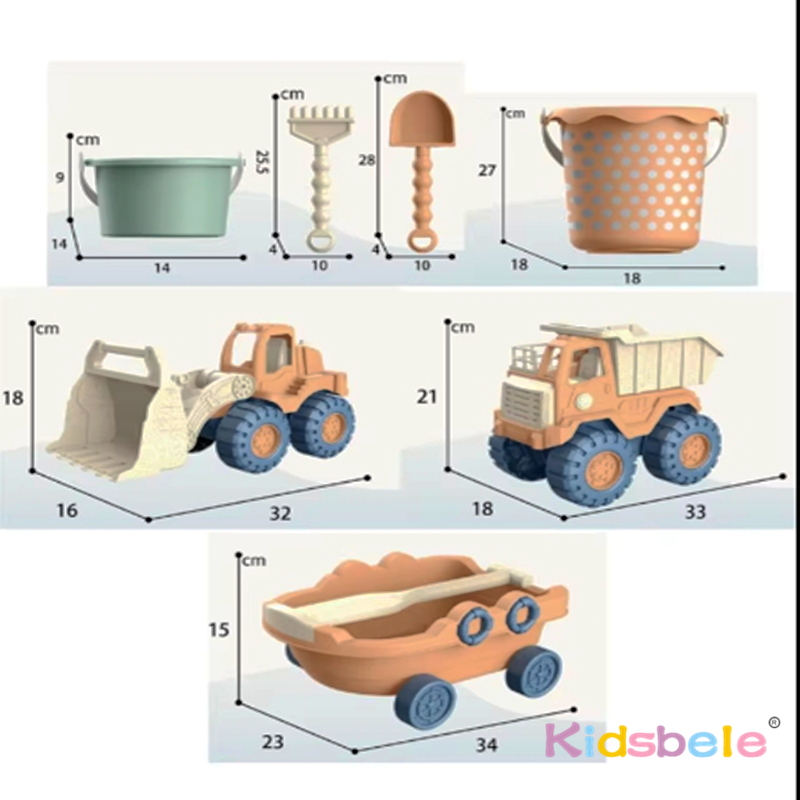 Beach Play Toys Children Porta - Kids Outdoor Tools recension och pris