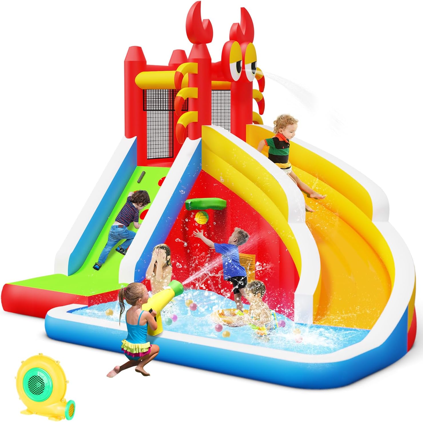 Large Inflatable Bounce House  - Kids Outdoor Bounce House recension och pris