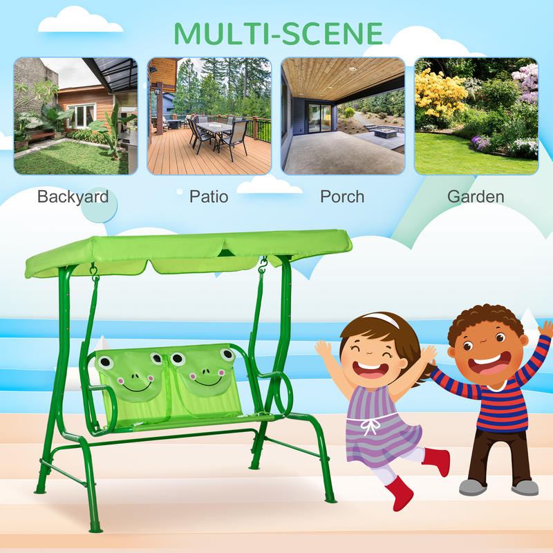 Outsunny Kids Patio Swing, Adj - Kids Outdoor Swing Chair recension och pris