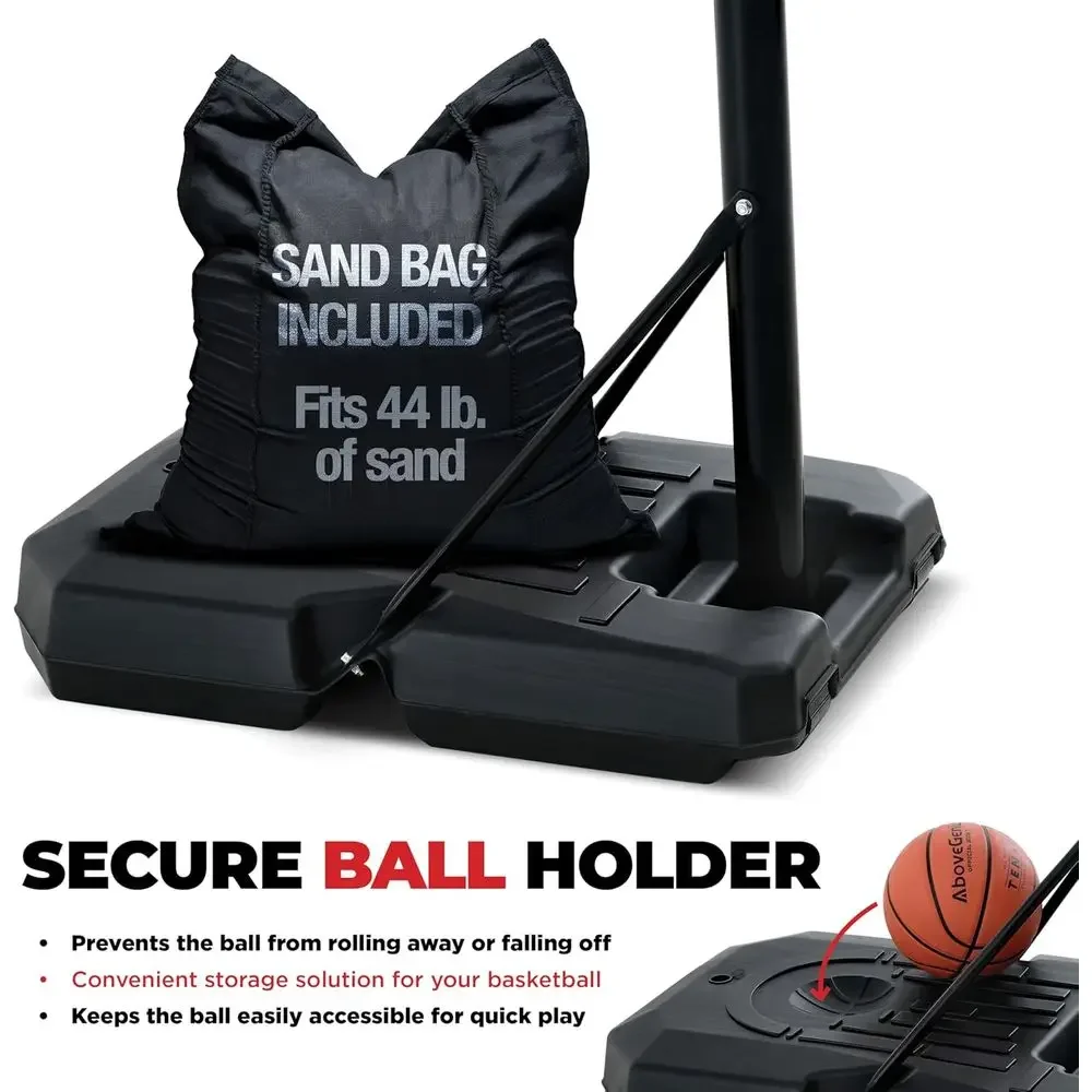 Adjustable 44 Shatterproof Bas - Kids Outdoor Basketball recension och pris