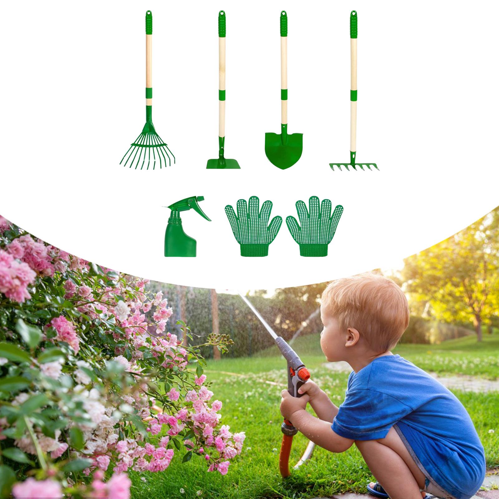 6x Kids Gardening Tools Set Ou - Kids Outdoor Garden Set recension och pris