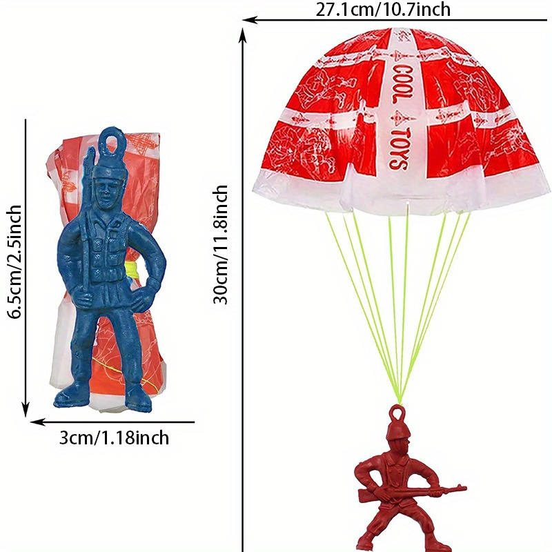 10/100pcs Parachute Toys for K - Kids Outdoor Birthday Party Ideas recension och pris