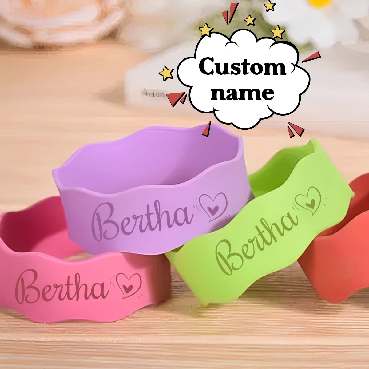 Custom Name Silicone Tumbler S - Kids Outdoor Decor recension och pris