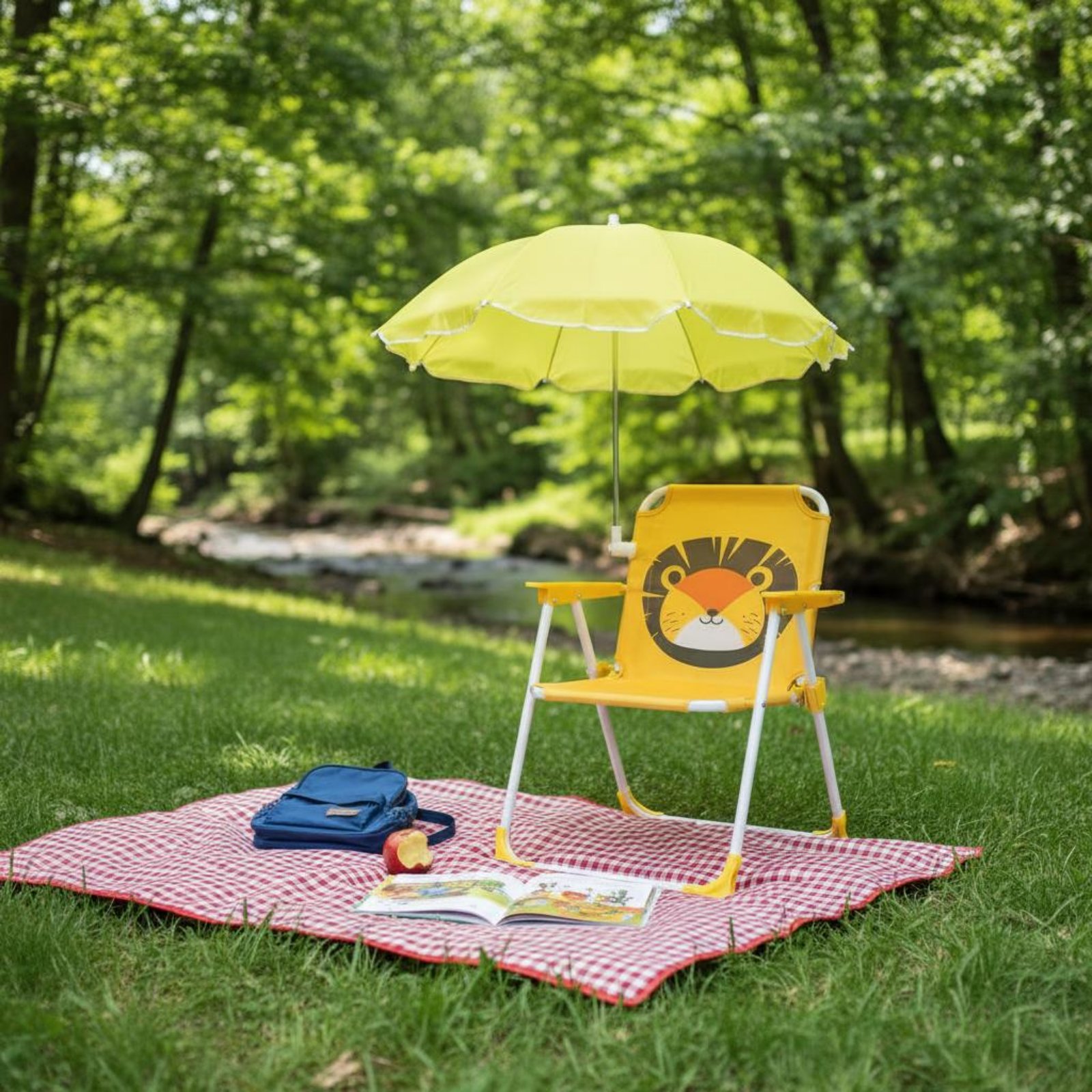 Children's Portable Chair with - Kids Outdoor Umbrella Chair recension och pris