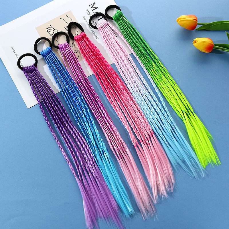 1 PCS New Girls Colorful Wigs  - Kids Outdoor Decor recension och pris
