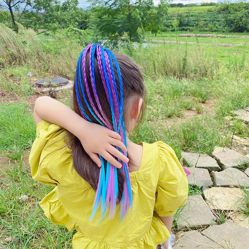 1 PCS New Girls Colorful Wigs  - Kids Outdoor Decor recension och pris