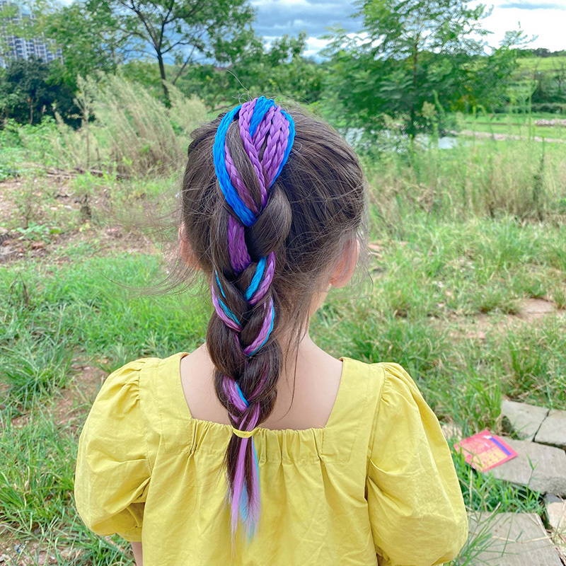 1 PCS New Girls Colorful Wigs  - Kids Outdoor Decor recension och pris
